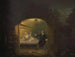 David Garrick und George Anne Bellamy in Romeo und Julia, Akt V, Szene III - Benjamin Wilson — Ansicht des Kunstwerks