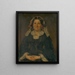 Portrait einer Frau - Benno Fischer — gerahmtes Bild an der Wand