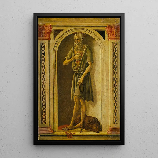 Saint Jérôme - Benvenuto di Giovanni — gerahmtes Bild an der Wand