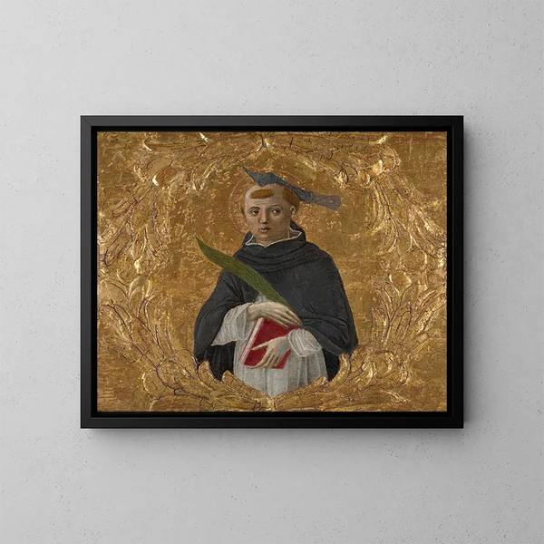 Saint Pierre Martyr - Benvenuto di Giovanni — gerahmtes Bild an der Wand