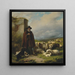 Scottish Shepherd's Sheepdog Gemälde - Eugène Joseph Verboeckhoven — gerahmtes Bild an der Wand