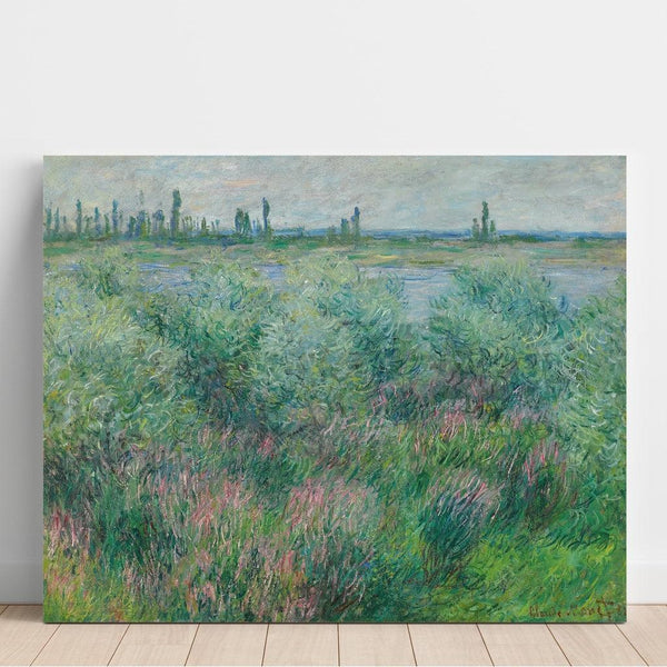 Reproduktion des Gemäldes Berges der Seine bei Vétheuil - Claude Monet