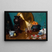 Nach dem Abendessen - Bernard Hall — gerahmtes Bild an der Wand