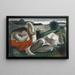Le repos - Bernard Meninsky — gerahmtes Bild an der Wand