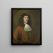 Johannes Parker, Ältester und Berater von Middelburg - Bernard Vaillant — gerahmtes Bild an der Wand