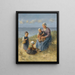 Am Meer - Bernard de Hoog — gerahmtes Bild an der Wand