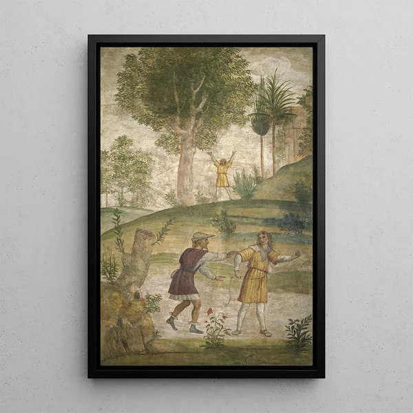 Der Verzweiflung des Cephalus - Bernardino Luini — gerahmtes Bild an der Wand