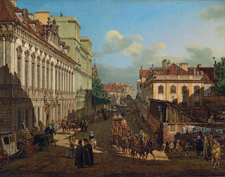 Rue Miodowa à Varsovie - Bernardo Bellotto — Ansicht des Kunstwerks