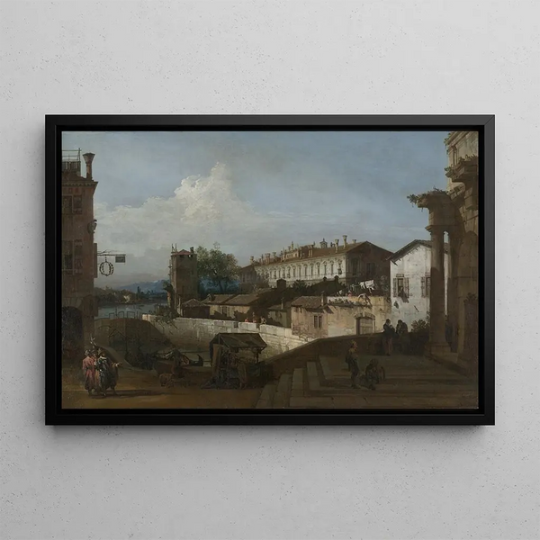 Bernardo Bellotto - The Lock at Dolo.webp