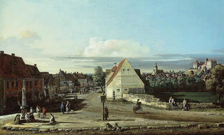 Bernardo Bellotto - View of Pirna with the Fortress of Sonnenstein.webp