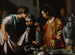 Saint Laurent distribuant les richheiten der Kirche - Bernardo Strozzi — Ansicht des Kunstwerks