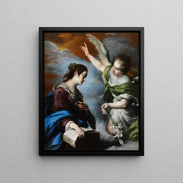 L'Annonciation - Bernardo Strozzi — gerahmtes Bild an der Wand