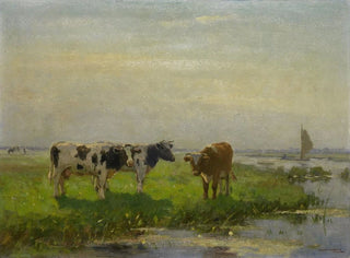 Bernardus Antonie van Beek - Cows in the Meadow.webp