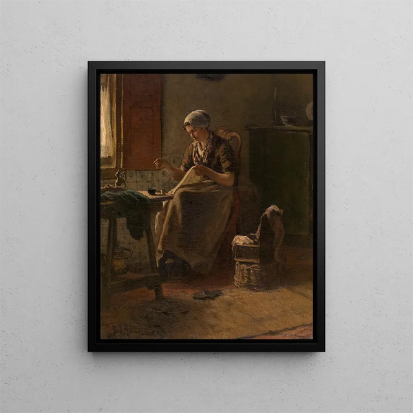 Innenraum - Bernardus Johannes Blommers — gerahmtes Bild an der Wand