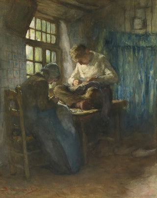 Bernardus Johannes Blommers - The Village Tailors.webp