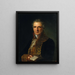 Portrait de José María Dez de Aznar - Bernat López Piquer — gerahmtes Bild an der Wand