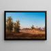 Eine Szene aus Ägypten - Bernhard Fiedler — gerahmtes Bild an der Wand