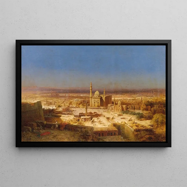 Bernhard Fiedler - Ansicht von Kairo.webp