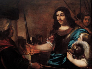 L heroismus des Caius Mucius Scaevola Gemäldes - Bernhard Keil — Ansicht des Kunstwerks