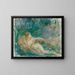 Apollon enthüllt seine Göttlichkeit bei der Schäferin - Berthe Morisot — gerahmtes Bild an der Wand