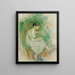 Badende in Hemd - Berthe Morisot — gerahmtes Bild an der Wand