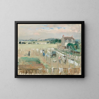 Berthe Morisot - Hanging the Laundry out to Dry.webp