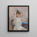 Das Bad - Berthe Morisot — gerahmtes Bild an der Wand