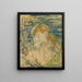 La fille blonde - Berthe Morisot — gerahmtes Bild an der Wand