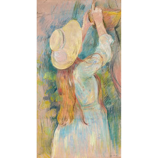 Berthe Morisot - Young Girl Holding a Basket.webp