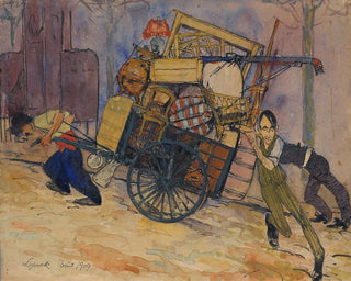Bertil Lybeck - Artist Carl Frisendahls move in Montparnasse Paris.webp