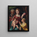 Der mystische Hochzeit der heiligen Katharina - Biagio Pupini — gerahmtes Bild an der Wand