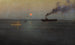 Lune rose au large du port de Charleston - Birge Harrison — Ansicht des Kunstwerks