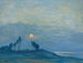 Sonnenuntergang über den Bäumen - Birger Sandzén — Ansicht des Kunstwerks