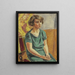 L'artiste Greta Knutson - Birger Simonsson — gerahmtes Bild an der Wand