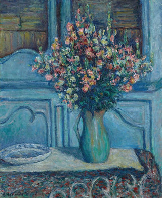 Blanche HoschedMonet - Les mufliers intrieur Giverny.webp