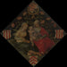 Blason de la Chambre de la Rhétorique de Lier Het jenetten bloemken - Anonyme — in einem Innenraum präsentiert