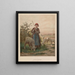 Petit Bo Peep - Bobbitt & Hooper — gerahmtes Bild an der Wand
