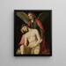 Engel Pietà - Boccaccino — gerahmtes Bild an der Wand
