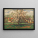 Landschaft mit blühenden Bäumen - Bohumil Hanek — gerahmtes Bild an der Wand