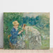 Reproduktion des Gemäldes Holz des Boulogne-Gemäldes - Berthe Morisot