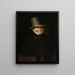Portrait von Pawe Pellizzaro, Inhaber eines Druckwarenladens in Warschau - Bonawentura Dąbrowski — gerahmtes Bild an der Wand