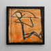 Bonhommes avec arc - Egon Schiele — gerahmtes Bild an der Wand