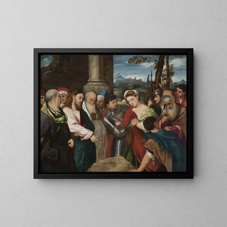 Bonifacio Veronese - Christ and the adulteress.webp
