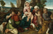 Sainte Famille avec sainte Élisabeth, l'enfant Saint Jean et deux bergers - Bonifacio Veronese — Ansicht des Kunstwerks