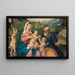 Repos pendant la fuite en Égypte - Bonifacio Veronese — gerahmtes Bild an der Wand
