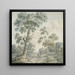 Bord de forêt avec maisons de paysans et un chemin de sable - Gerardus Wieringa — gerahmtes Bild an der Wand