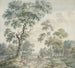Bord de forêt avec maisons de paysans et un chemin de sable - Gerardus Wieringa — Ansicht des Kunstwerks