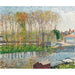 Reproduktion des Gemäldes Bords du Loing à Moret - Camille Pissarro