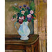 Reproduktion des Gemäldes Blumenstrauß aus Rosen, Kornblumen und Farnen - Suzanne Valadon