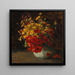 Blumenstrauß aus Waldblumen, Mohnblumen und gelbe Gänseblümchen in einer Vase - Olga Wisinger-Florian — Wandpräsentation des Kunstwerks